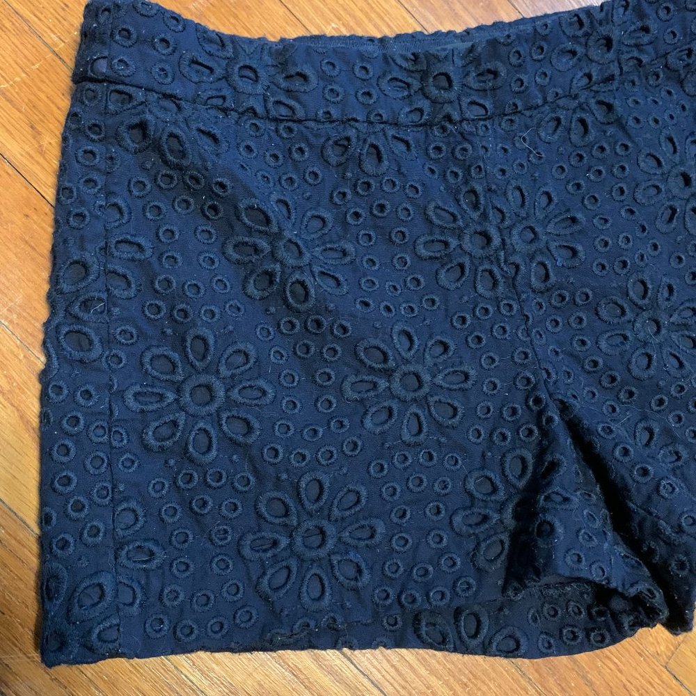 J Crew Pinwheel Eyelet Shorts